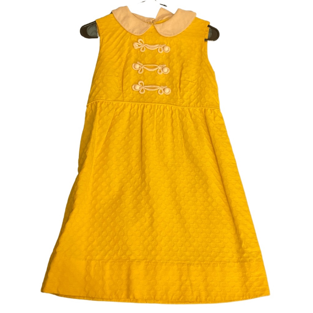 Vintage Yellow 1960s / 1970s Mini Dress